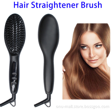 Premium Quality LCD Fast Hair Straightener Brush Ceramic